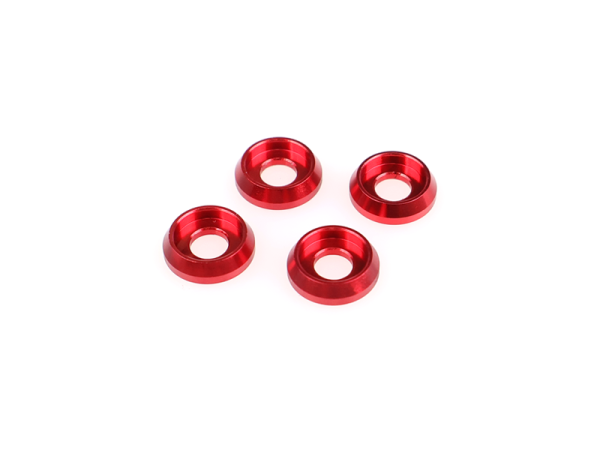 GOOSKY RS5 / RS6 / RS7 / RS7 Ultra M4 finishing washers - Red