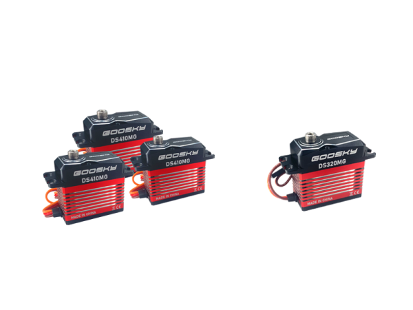 GOOSKY Heli Brushless Servo Set 40mm 3x DS410MG / 1x DS320MG