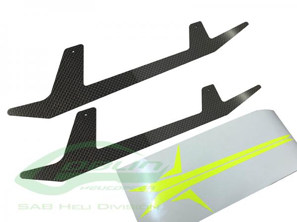 SAB Goblin 500 Sport Carbon Fiber Landing Gear # H0654-S 