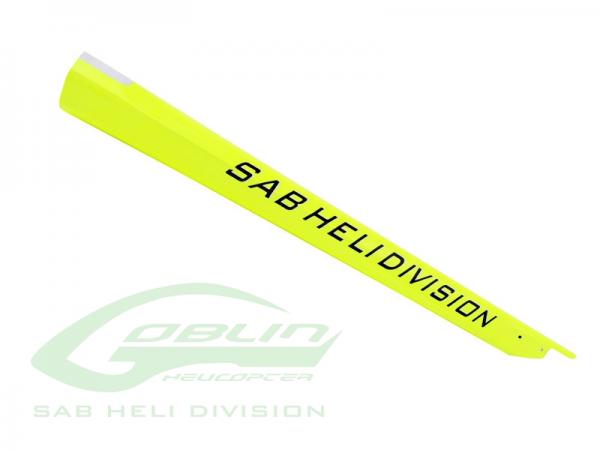 SAB Goblin 420 Sport Carbon Fiber Tail Boom Yellow # H0863-S 