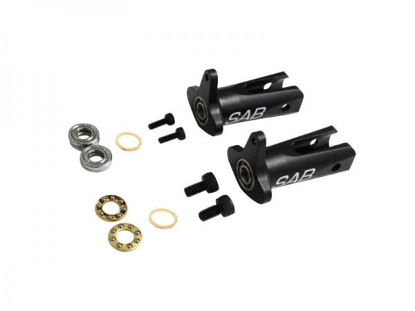 SAB Goblin Kraken 580 Aluminum Tail Blades Grip Black Matte