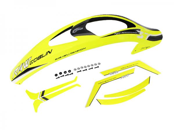 SAB Goblin RAW 700 Canopy Yellow with Stickers