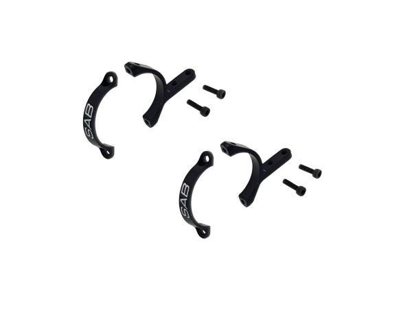 SAB Goblin IL 700 Pro / RAW Aluminum Tail Servo Mount D35