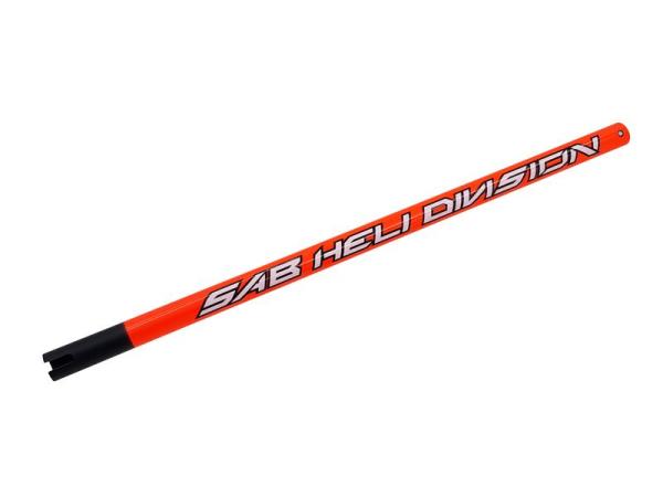 SAB Goblin RAW 420 Tail Boom Orange/White