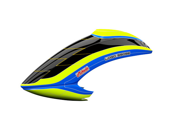 Mikado LOGO 550 SE Canopy V3 neon-yellow/blue