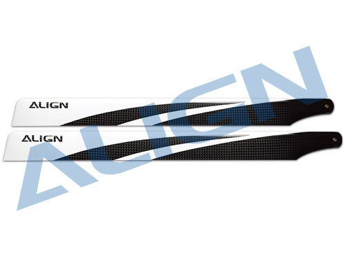Align 380 Carbon Fiber Blades black