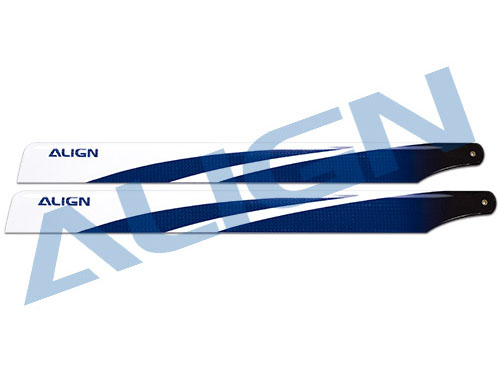 Align 380 Carbon Fiber Blades blue