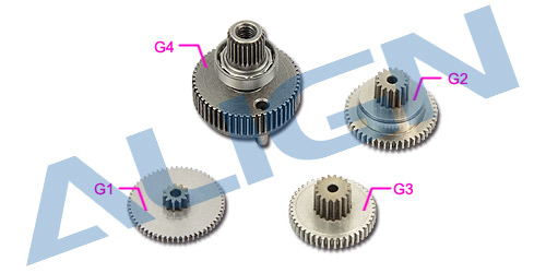 Align DS830 Servo Gear Set