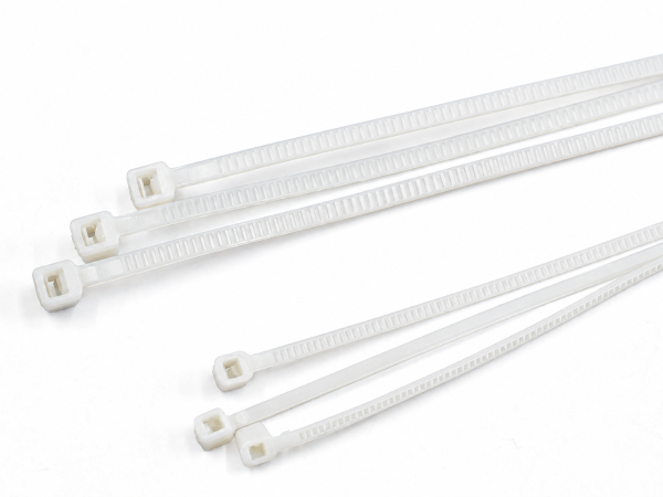 Kabelbinder 2.5mm x 98mm weiß 100 Stück