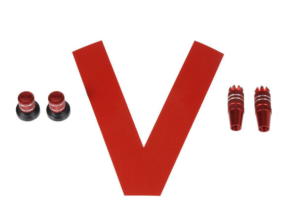 Mikado VBar Control Stick/Knob-Set metallic red