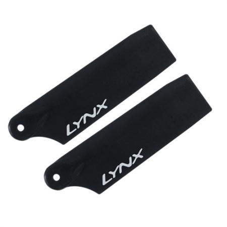 LYNX Kunststoff Heckrotorblätter 47 mm - schwarz