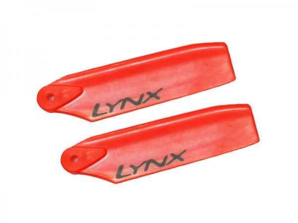 LYNX Kunststoff Heckrotorblätter 62 mm - orange