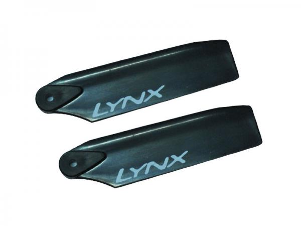 LYNX Kunststoff Heckrotorblätter 62 mm - schwarz
