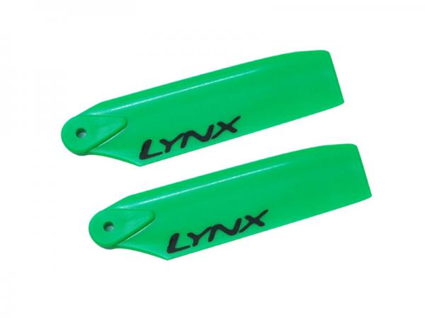 LYNX Kunststoff Heckrotorblätter 72 mm - grün