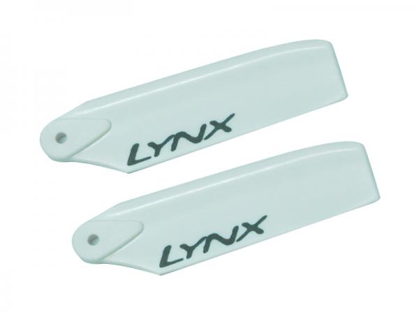 LYNX Kunststoff Heckrotorblätter 68 mm - weiß