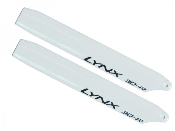 LYNX Kunststoff Hauptrotorblätter 135 mm Replica Edition - weiß