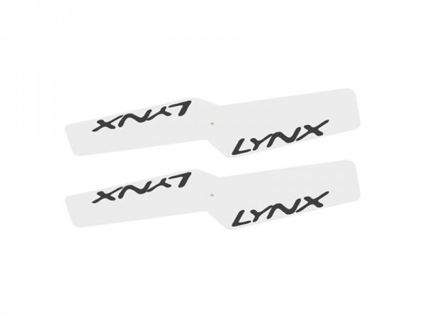 LYNX Kunststoff Heckrotorblätter 42 mm - weiß