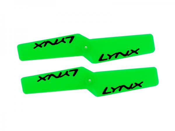 LYNX Kunststoff Heckrotorblätter 42 mm - Neon Grün