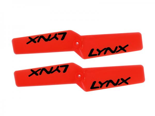 LYNX Kunststoff Heckrotorblätter 42 mm - orange