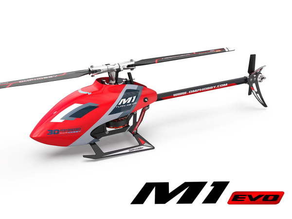 OMPHOBBY OMP Heli M1 EVO Helicopter red (S-FHSS RX)