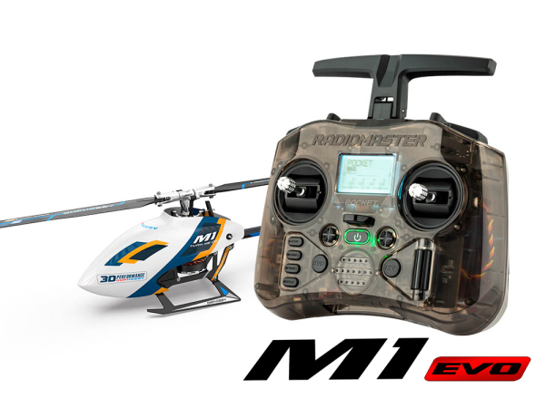 OMPHOBBY OMP Heli M1 EVO white with Transmitter