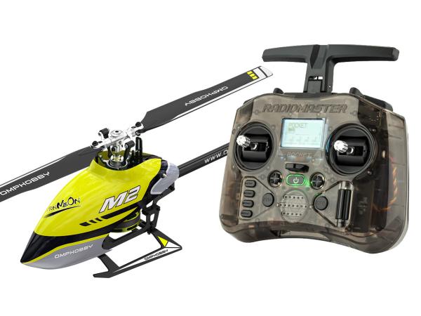 OMPHOBBY OMP Heli M2 V2 yellow with Transmitter