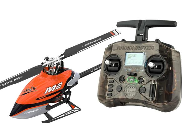 OMPHOBBY OMP Heli M2 V2 orange with Transmitter
