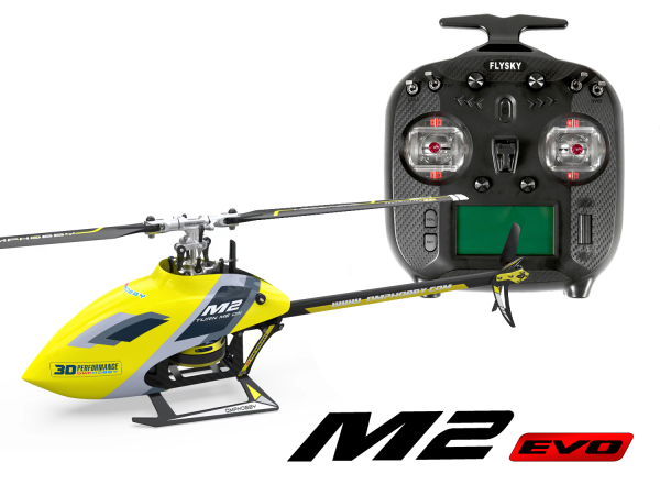 OMPHOBBY OMP Heli M2 EVO yellow with Transmitter