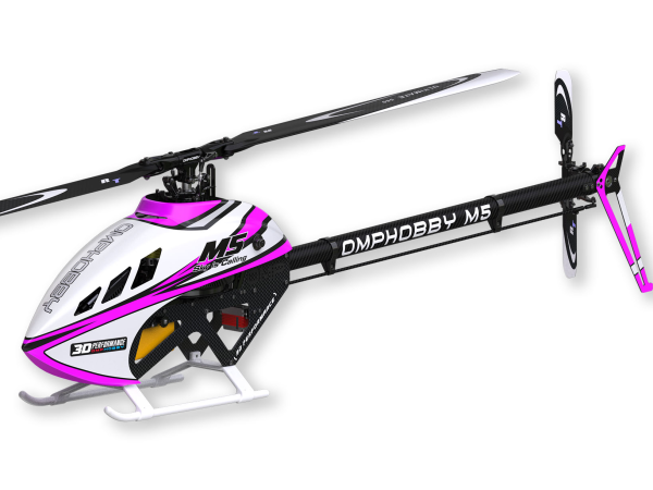 OMPHOBBY OMP Heli M5 KIT 550 Helicopter Pink with RT Rotorblade