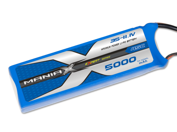 ManiaX LiPo 3S 5000mAh 11.1V eXpert 45C