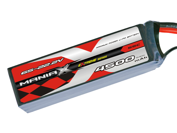 ManiaX LiPo 6S 4500mAh 22.2V eXtreme 55C