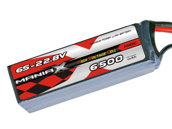 ManiaX HV LiPo 6S 6500mAh 22.8V High Voltage 100C