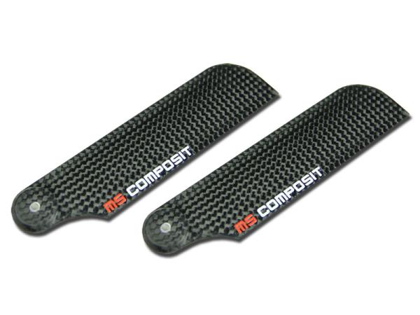 MS Composit Carbon Tail Blades 105mm /5/3-FC # MS-R70105-FC 