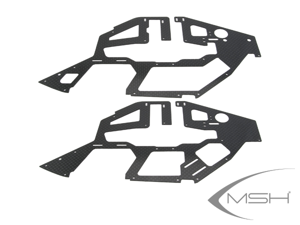 MSH Protos 380 Carbon main frame set # MSH41151 