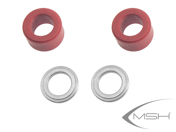 MSH Protos Max V2 Head dampeners 3D (red)