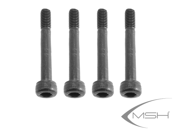 MSH Protos Max V2 M3x23 6mm threaded Socket head cap screw