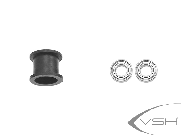 MSH Protos Max V2 Heckriemenumlenkrolle - 10mm - Kunststoff # MSH71167 