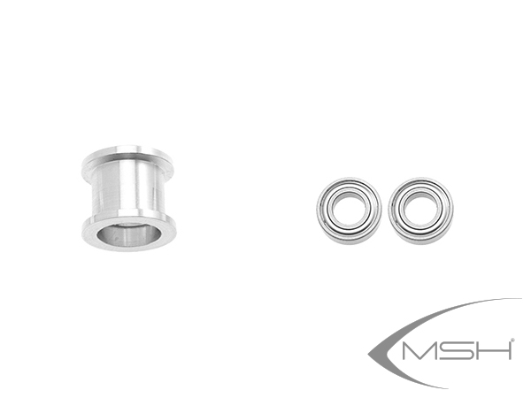 MSH Protos Max V2 Heckriemenumlenkrolle - 10mm - Alu # MSH71168 