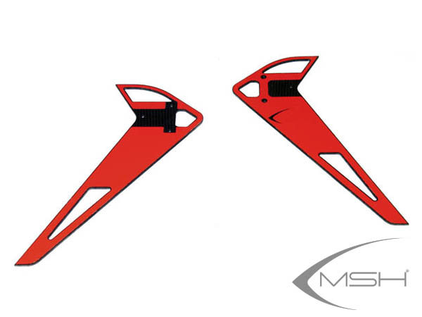 MSH Protos Max V2 Heckfinnen Sticker - Neon orange