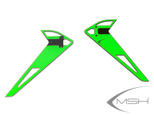 MSH Protos Max V2 Heckfinnen Sticker - Neon grün
