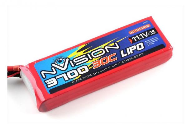 nVision LiPo Battery 3s 11,1V 3700 30C