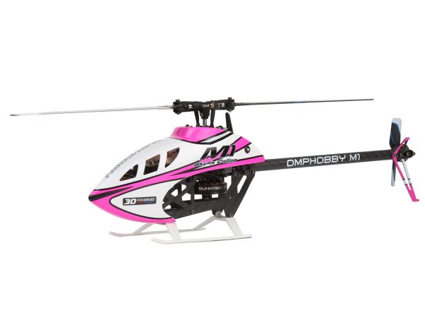 OMPHOBBY Heli M1 V3 PRO Nebula-Pink BNF