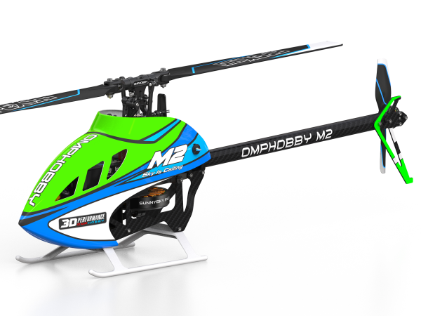 OMPHOBBY Heli M2 V3 PRO OFS3+ Micro Helicopter Velocity-Green