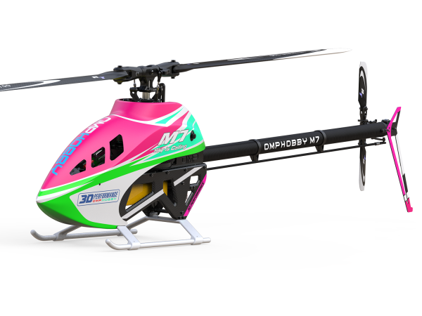 OMPHOBBY OMP Heli M7 KIT mit Motor Pink