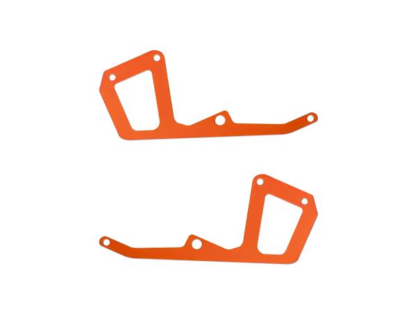OMPHOBBY M2 V3 PRO Frame Rear Carbon Reinforcement Plate - Orange