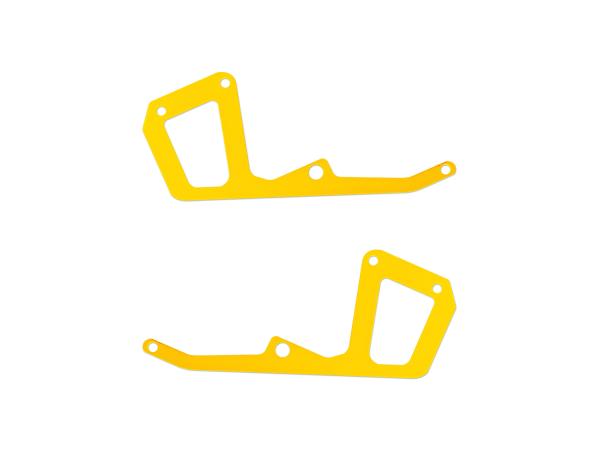 OMPHOBBY M2 V3 PRO Frame Rear Carbon Reinforcement Plate - Yellow