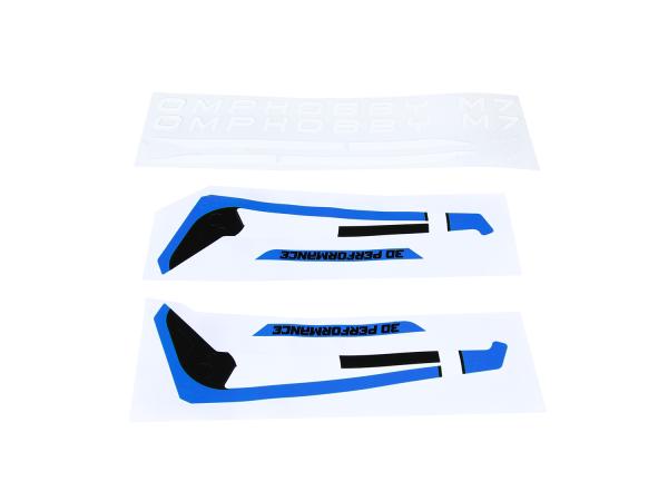 OMPHOBBY M7 Stickers - blue