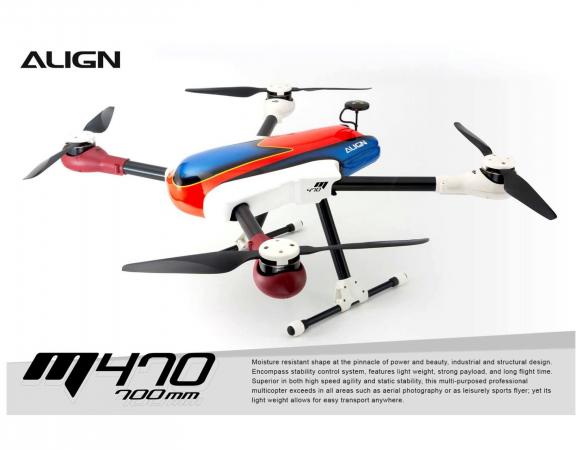 Align Multicopter M470 ohne Gimbal