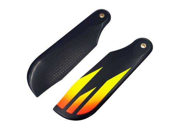 SAB Goblin IL 420 SAB Carbon Fiber Tail Blade 72mm Yellow Orange