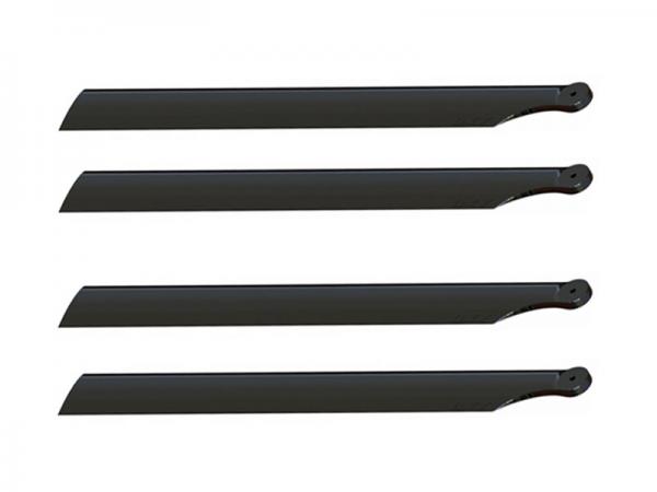 OXY Heli OXY2 Carbon Plastic Main Blade 210mm, 2 set, Black